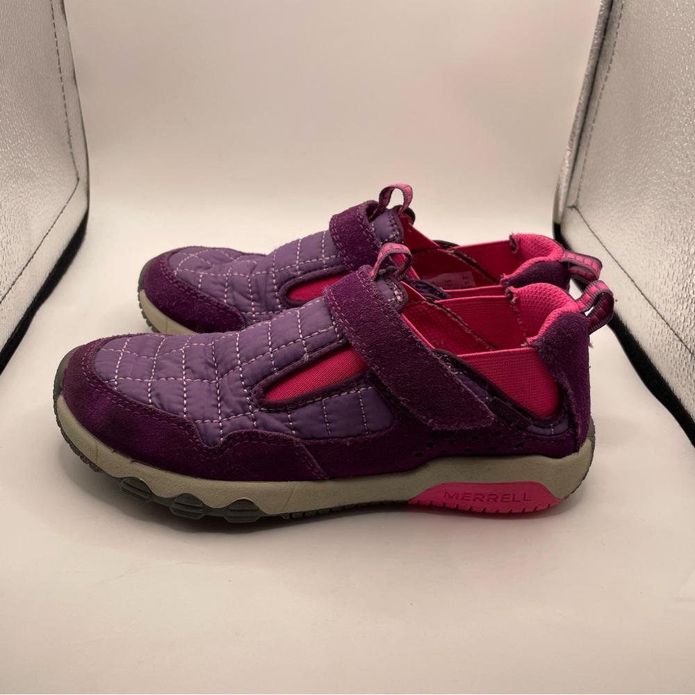 Merrell Free Roam Hut Moc Kids' Purple and Pink Shoes size 13Y